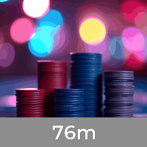 76m: Slots com Jackpot, Roleta Estratégica, Cassino Ao Vivo